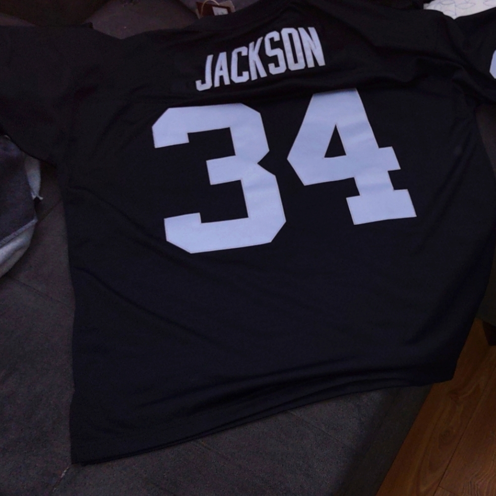 Bo Jackson raiders jersey, Mitchell & ness throwback